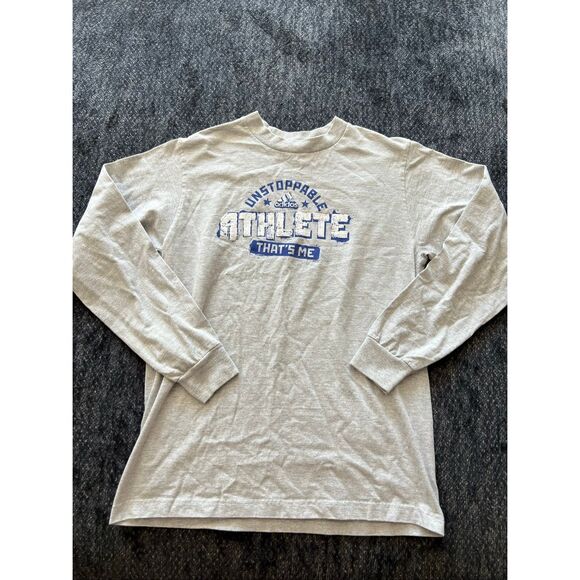 Youth Large Adidas Unstoppable Athlete Long Sleeve Shirt - Picture 1 of 4
